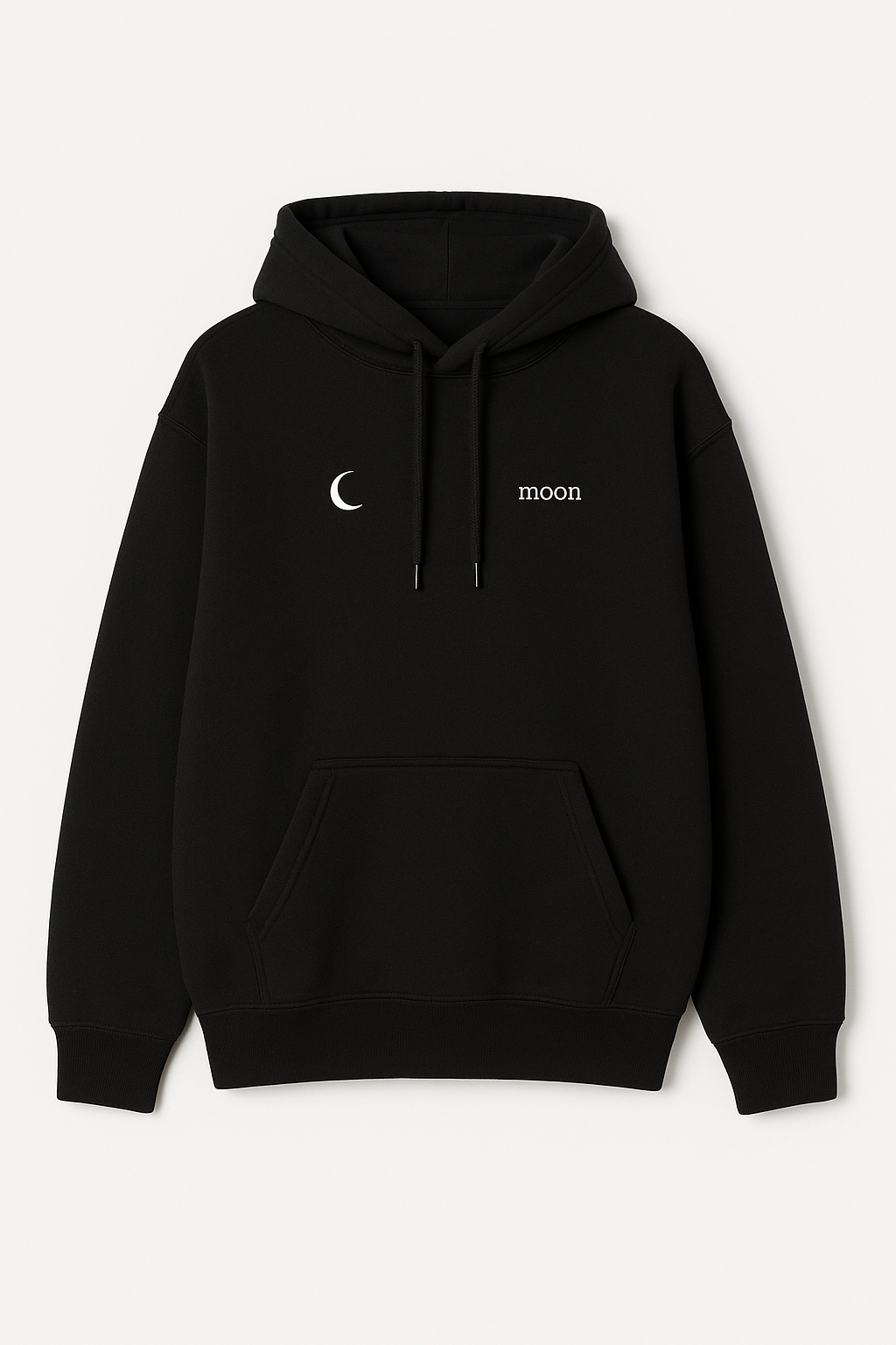 Чёрная худи moon