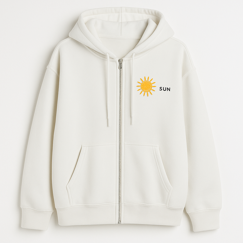 Белая зипка sun